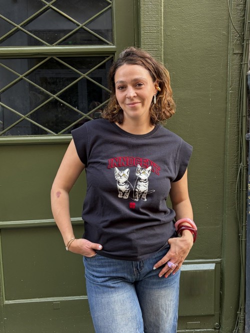 T-shirt Robbie chats | Peonies Shop