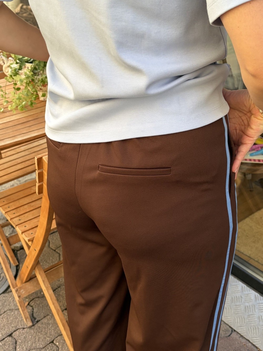 Pantalon Nora chocolat | Peonies Shop