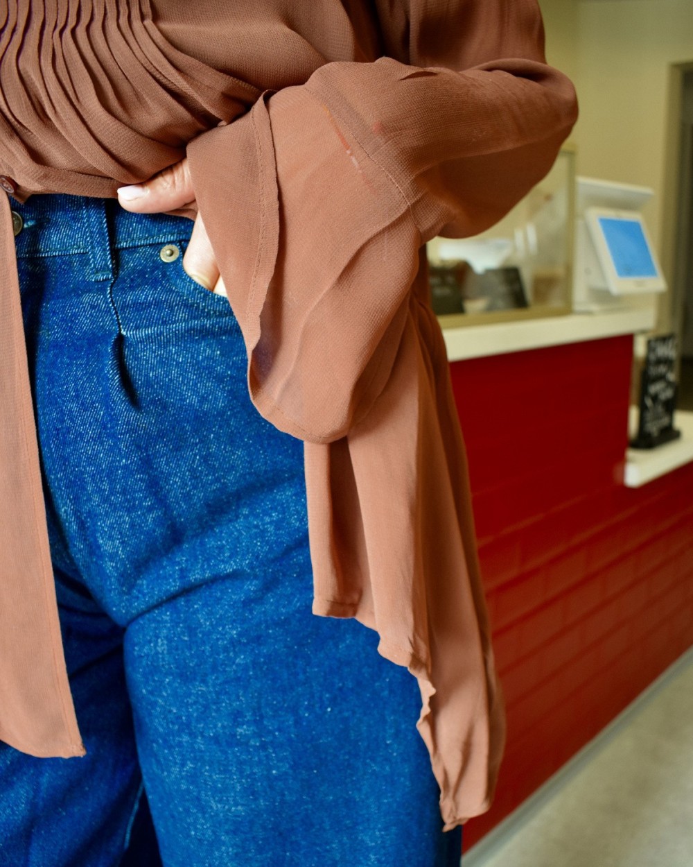 Blouse romantique plissée | Peonies Shop