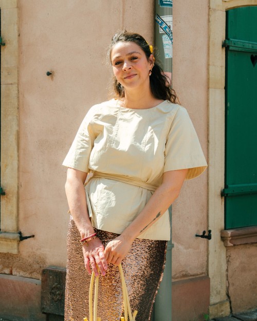 CHEMISE BEIGE