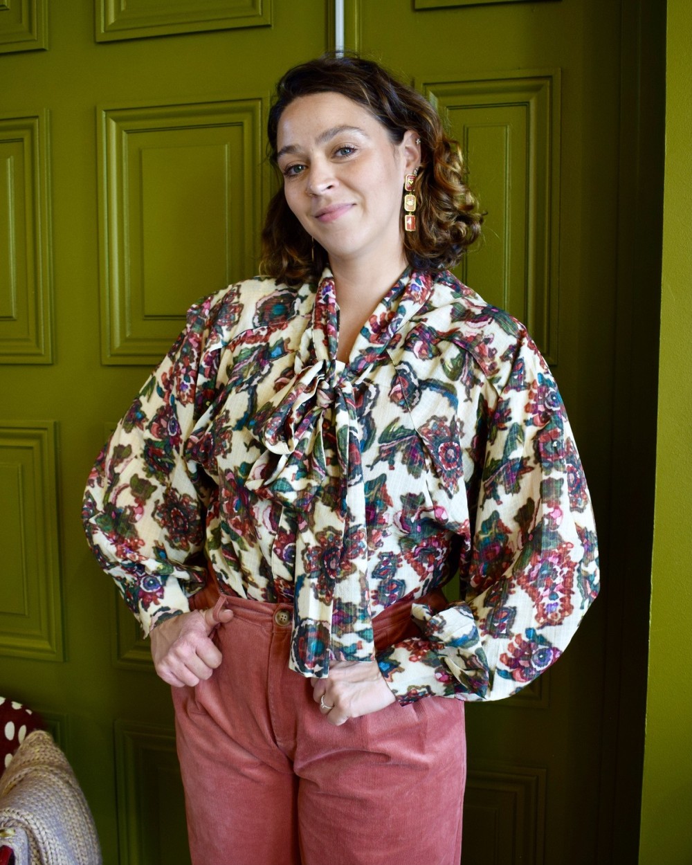 Blouse Lisa Fleur de Trieste femme | Peonies Shop