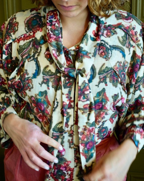 Blouse Lisa Fleur de Trieste femme | Peonies Shop