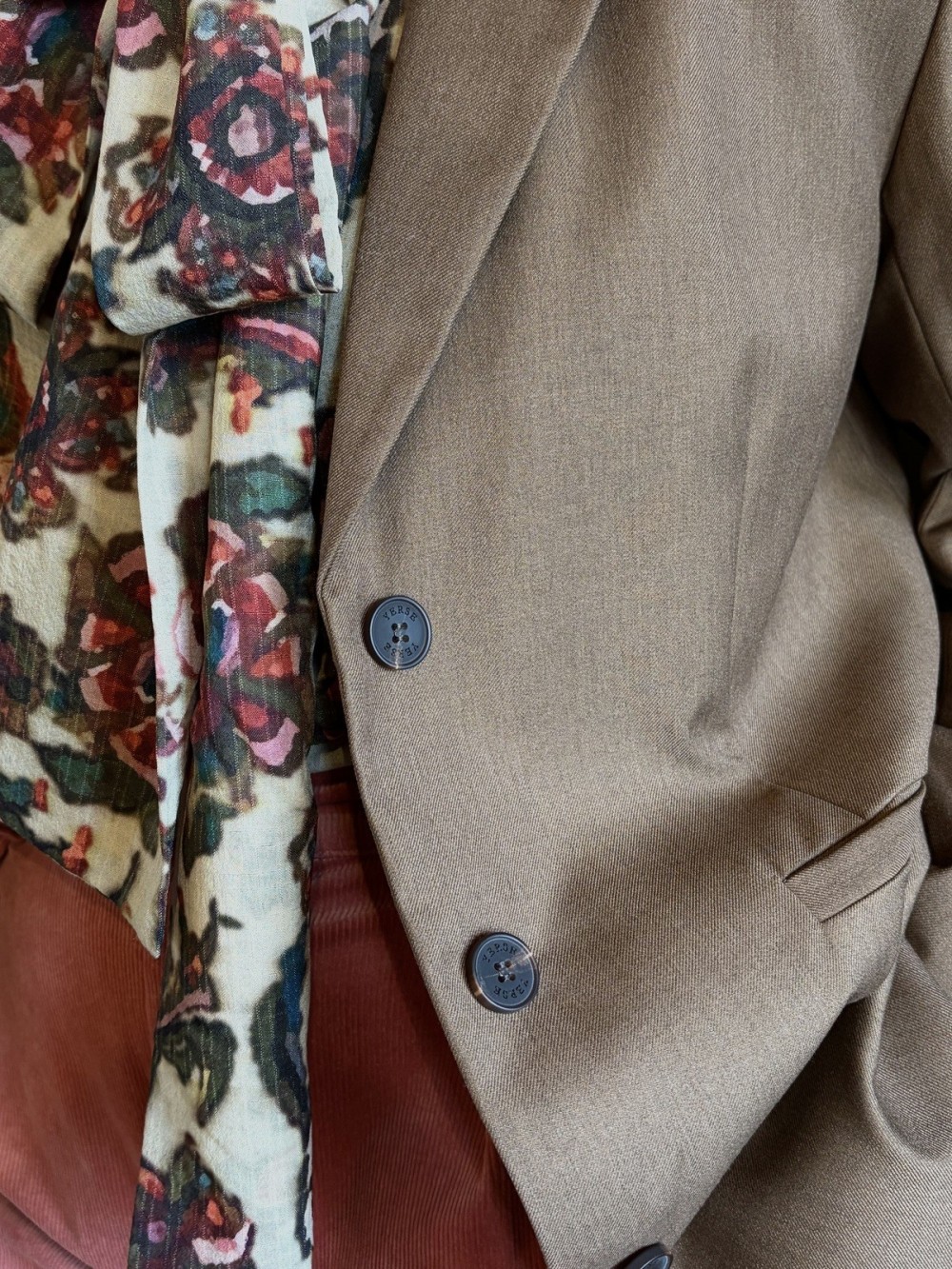 Blazer chocolat femme | Peonies Shop