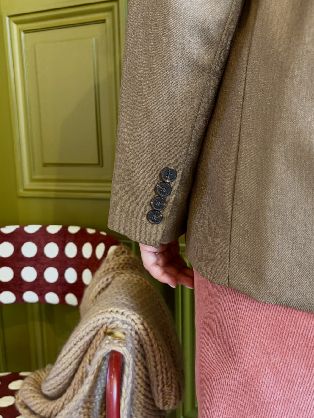 Blazer chocolat femme | Peonies Shop