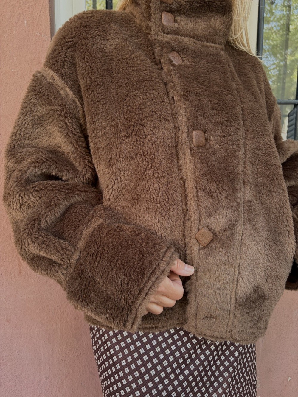 Bomber Maegan réversible effet peau retournée | Peonies Shop