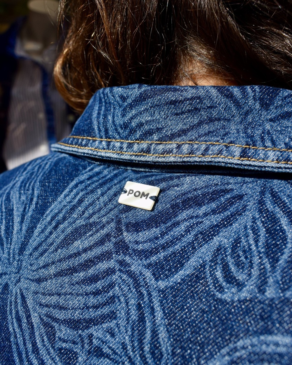 Veste en jean ruban | Peonies Shop