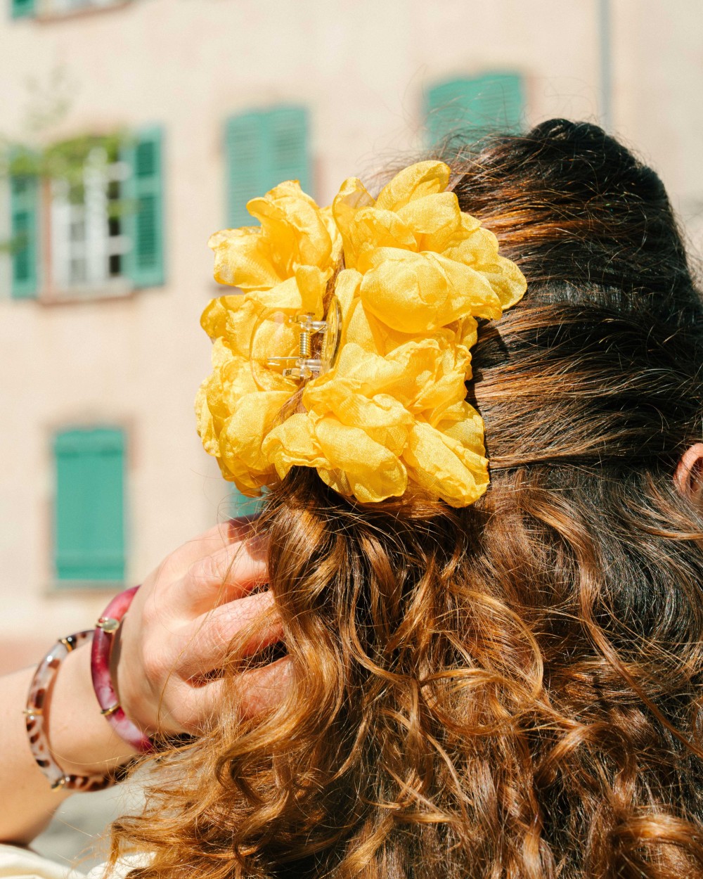 PINCE CHEVEUX TULLE