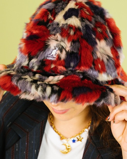 Bob Kangol fausse fourrure léopard & camouflage | Peonies Shop