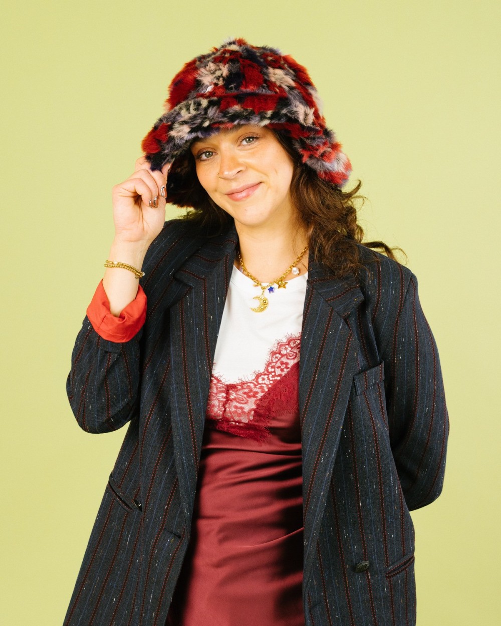 Bob Kangol fausse fourrure léopard & camouflage | Peonies Shop