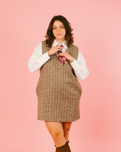 Robe Kimolos en tweed femme | Outlet Femme | Peonies Shop