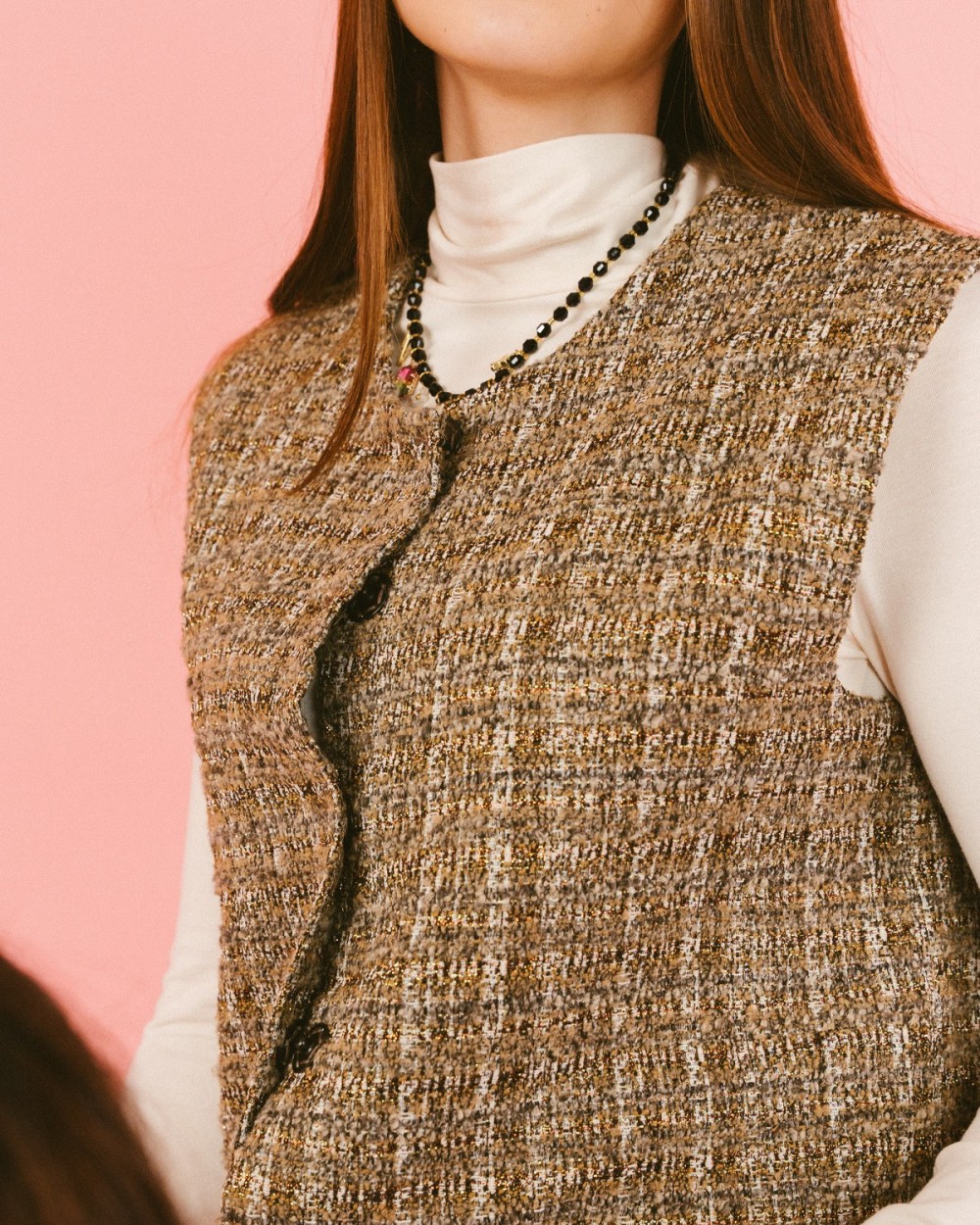 Veste sans manches en tweed Kimolos | Outlet Femme | Peonies Shop