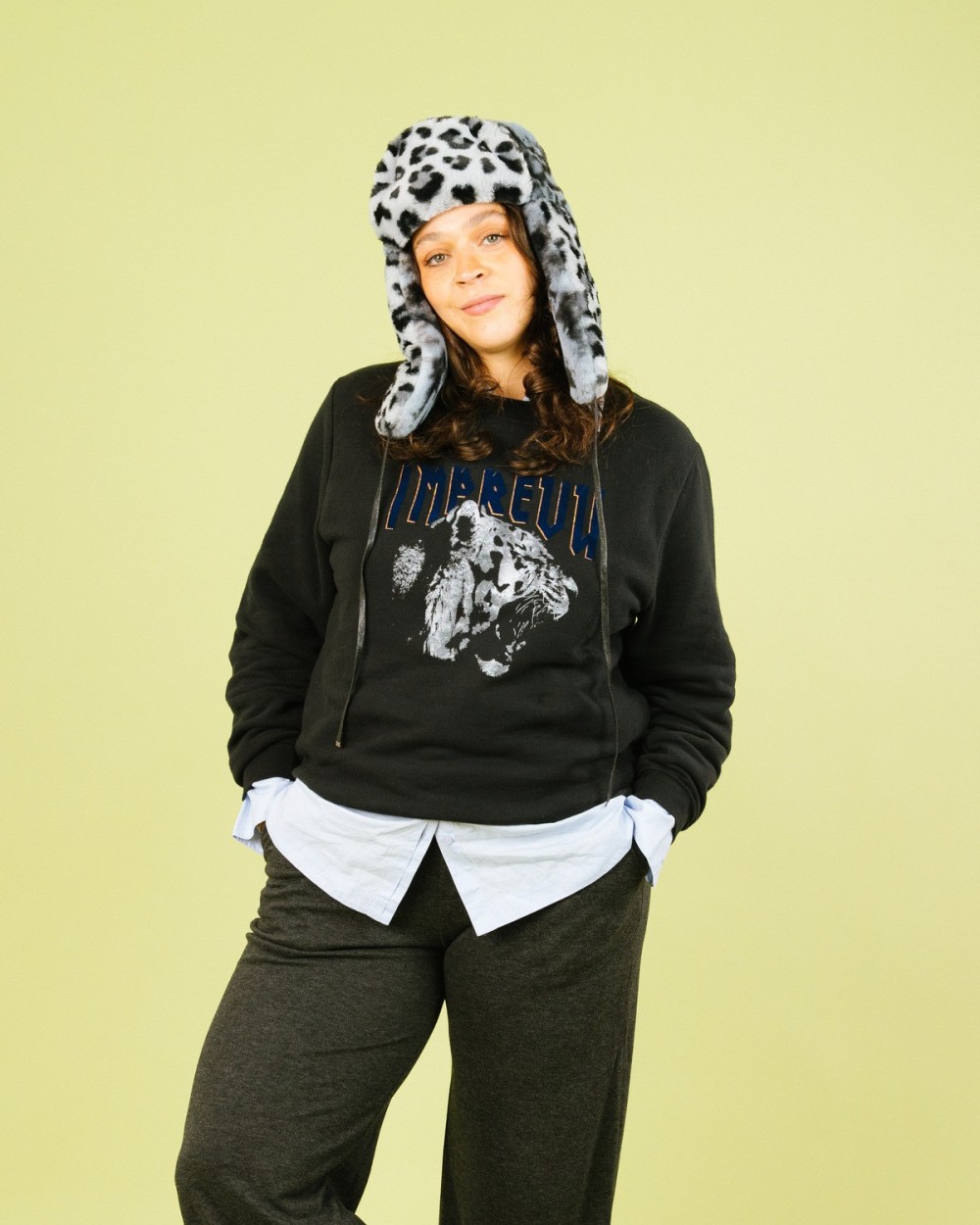 Chapka trappeur Kangol léopard en fausse fourrure | Peonies Shop