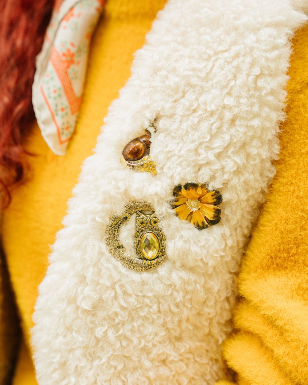 Veste sans manches Teddy écrue | Outlet Femme | Peonies Shop