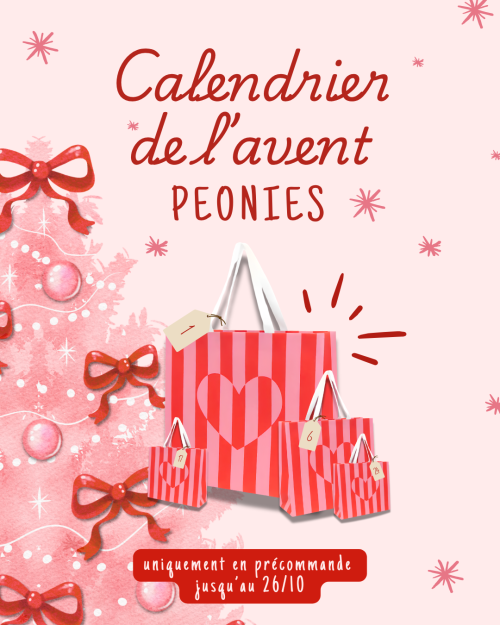 Calendrier de l’Avent Peonies 24 cadeaux | Peonies Shop