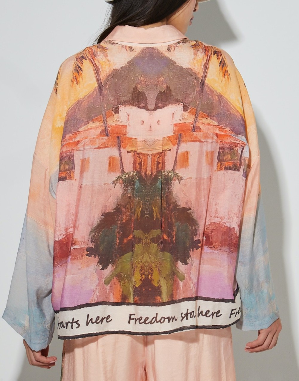 CHEMISE IRIS IMPRIME PAYSAGE