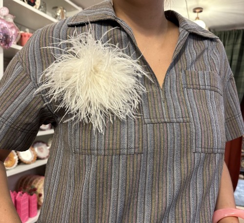 BROCHE PLUME PM