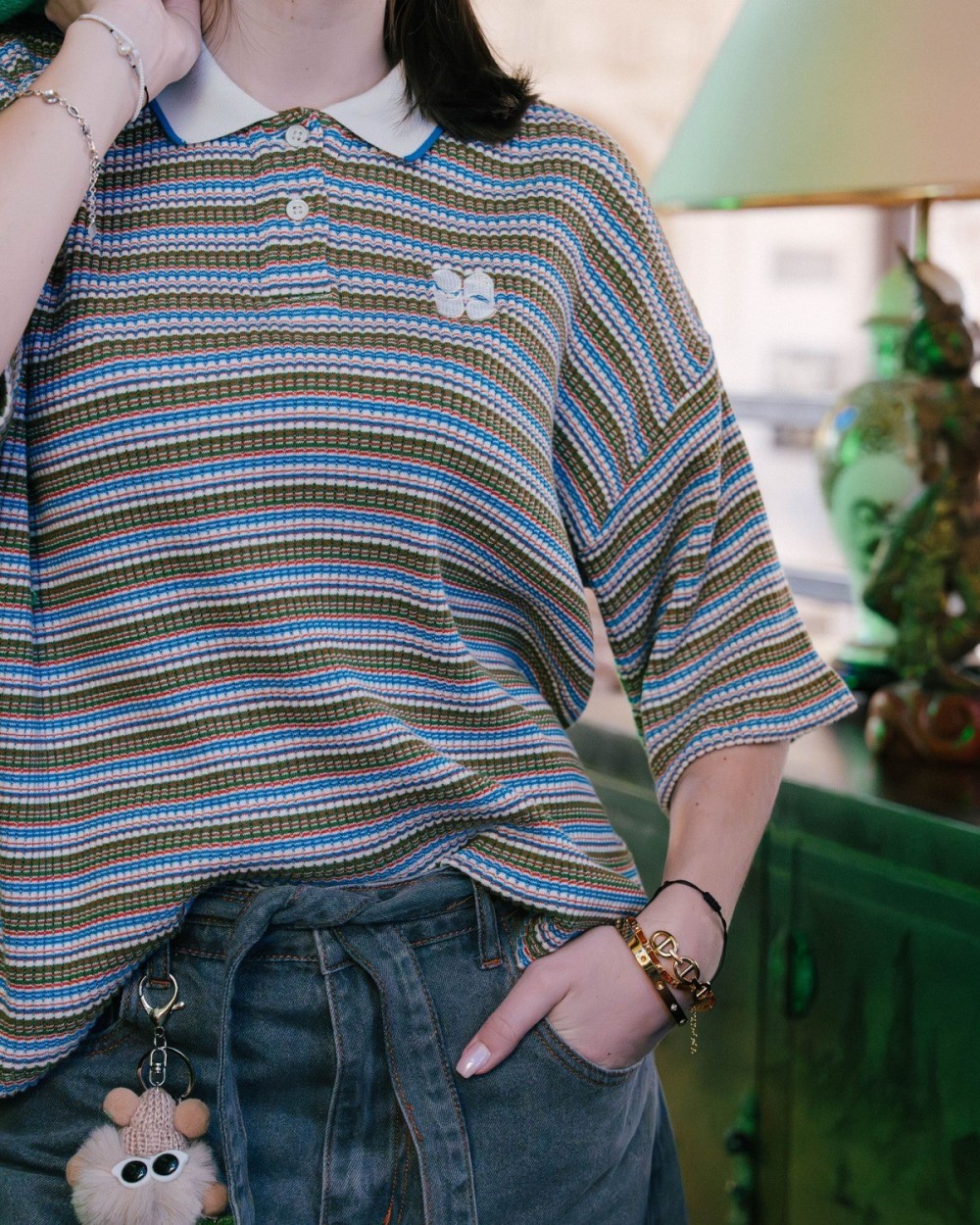 Polo Ralphy Rayures Multicolores | Outlet Femme | Peonies Shop