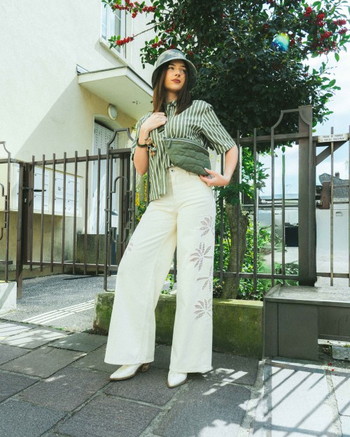 JEAN SWIGGY PALAZZO BRODERIE