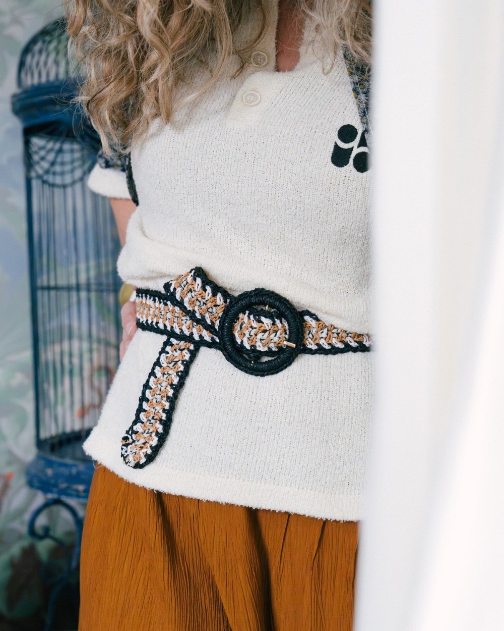 Ceinture Tressée Raphia | Outlet Femme | Peonies Shop