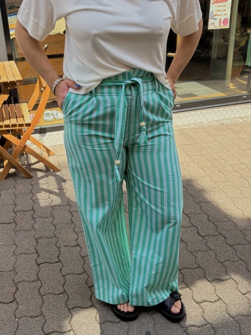 Pantalon Nami Rayé | Outlet Femme | Peonies Shop