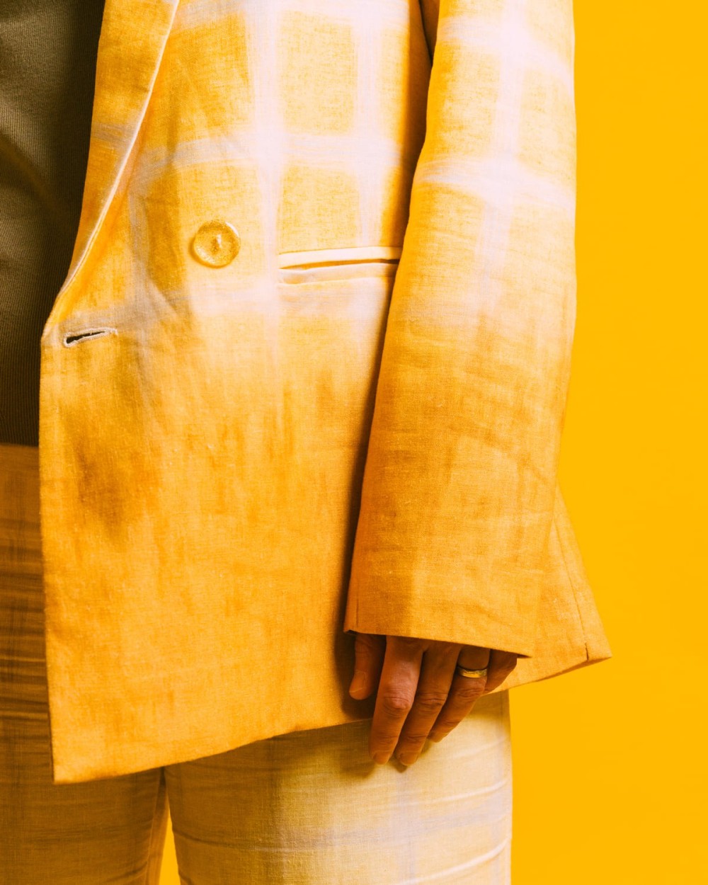Blazer carreaux tie and dye | Outlet Femme | Peonies Shop