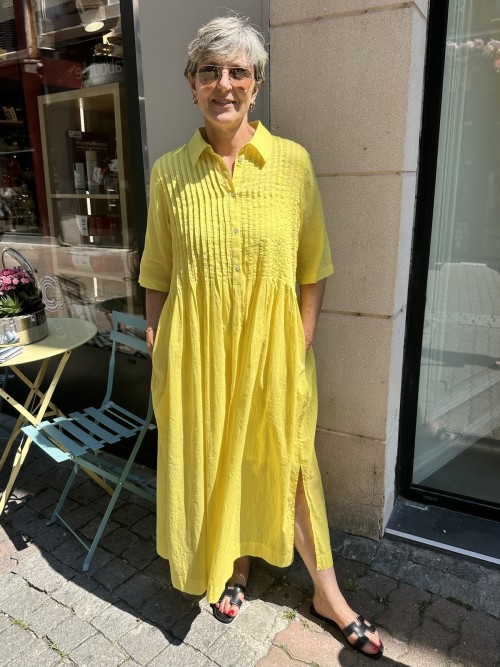 Robe Chemise Jaune | Outlet Femme | Peonies Shop