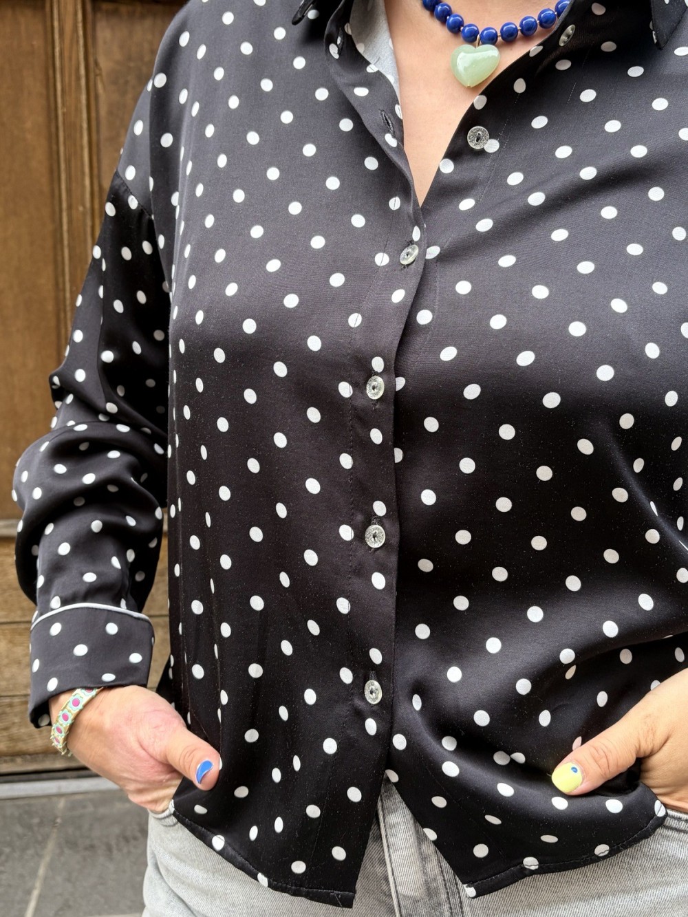 Chemise Iris à pois | Outlet Femme | Peonies Shop