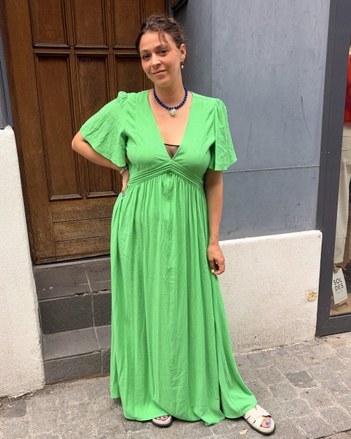 Robe Kora Verte | Outlet Femme | Peonies Shop