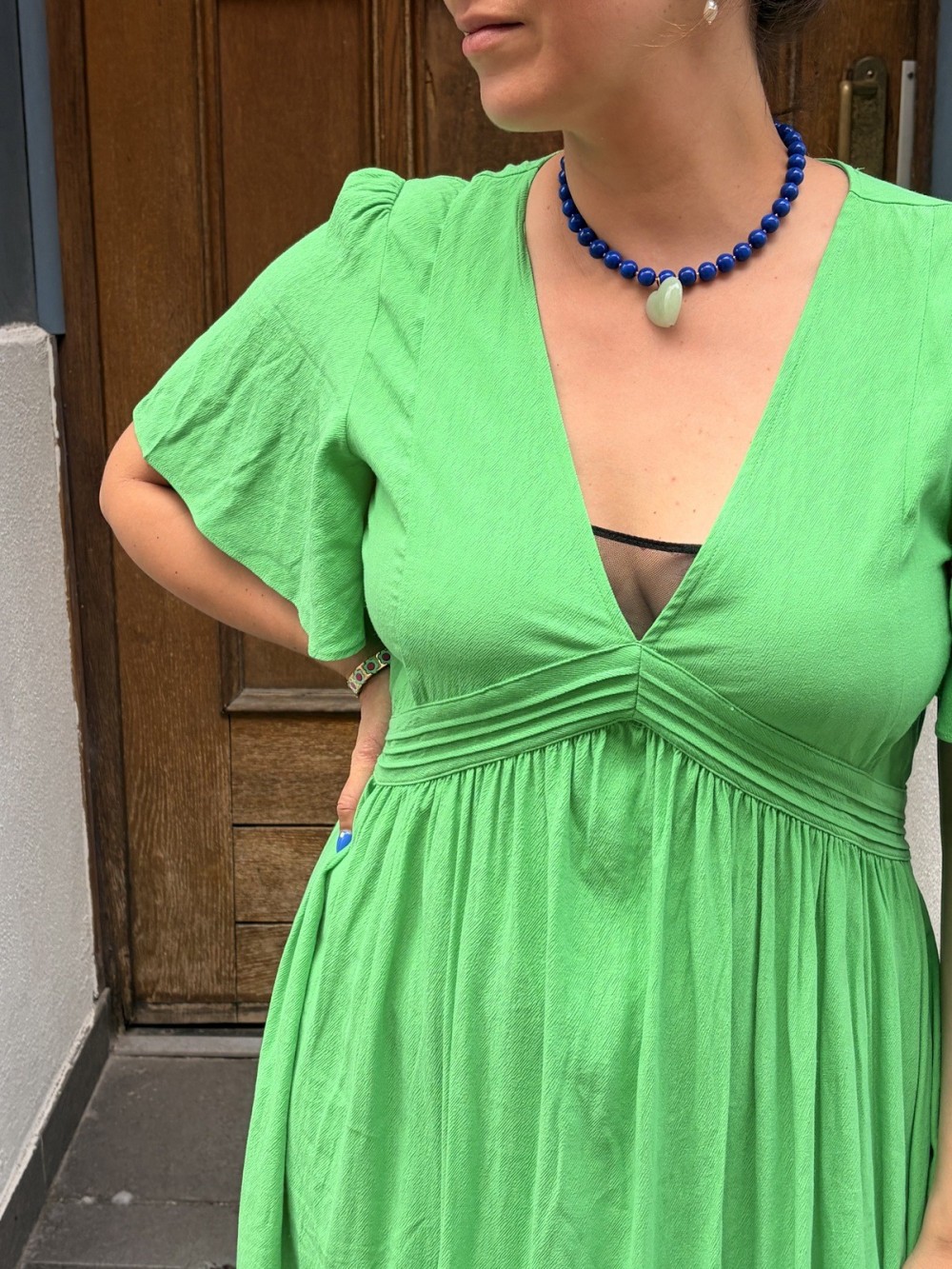 Robe Kora Verte | Outlet Femme | Peonies Shop