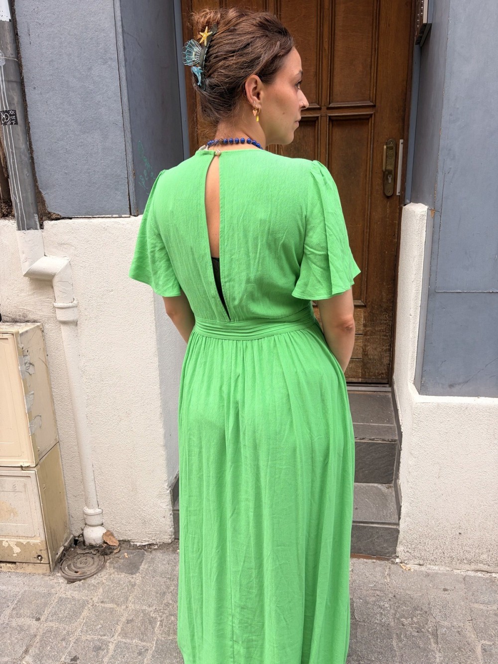 Robe Kora Verte | Outlet Femme | Peonies Shop