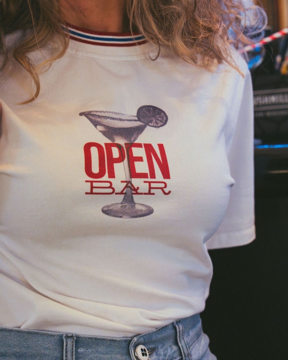 Tshirt OPEN BAR | Outlet Femme | Peonies Shop
