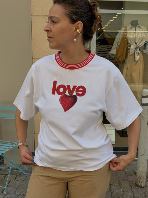 TSHIRT COLETTE LOVE | Outlet Femme | Peonies Shop