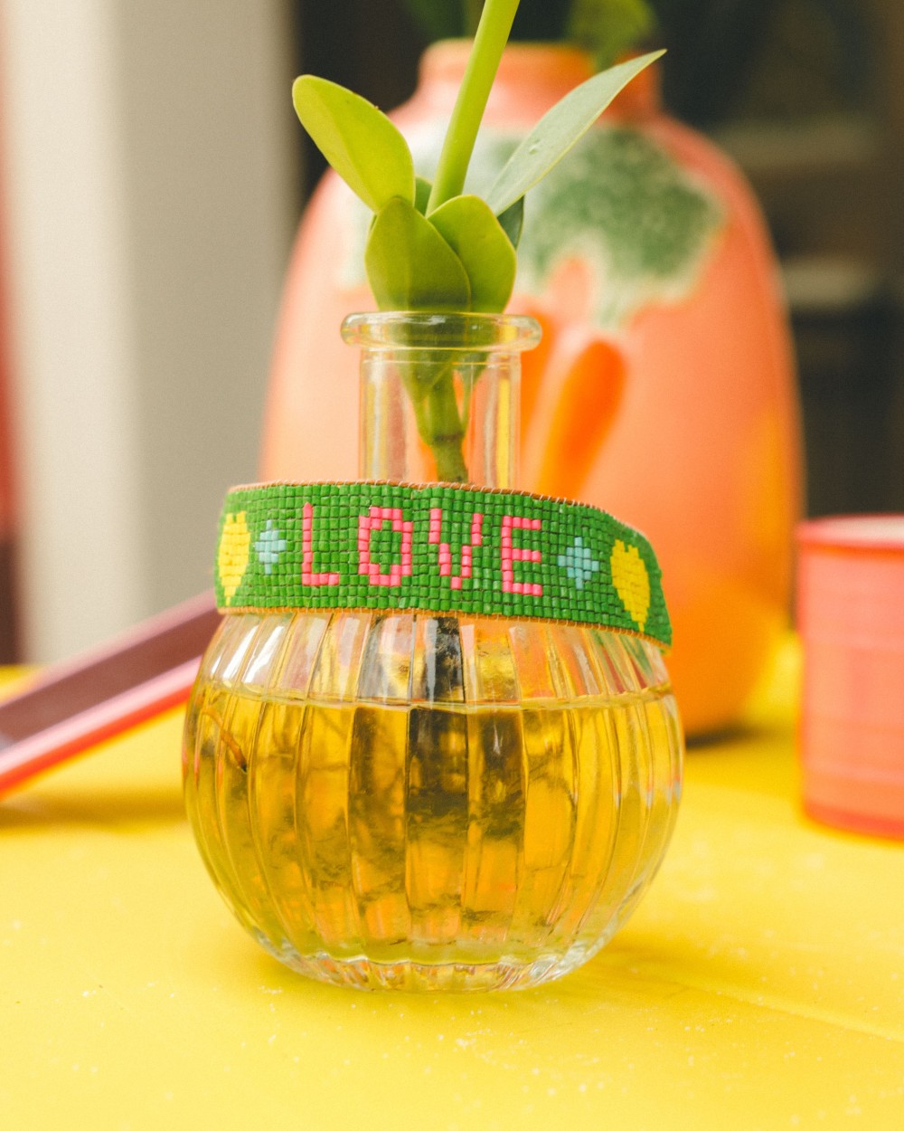 Bracelet macramé LOVE | Peonies Shop