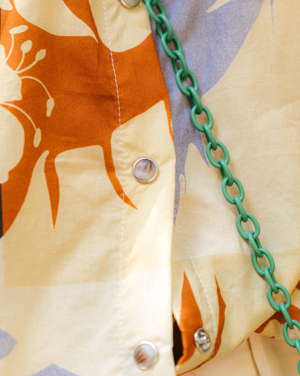 SAC BOURSE CUIR VEGAN VERT