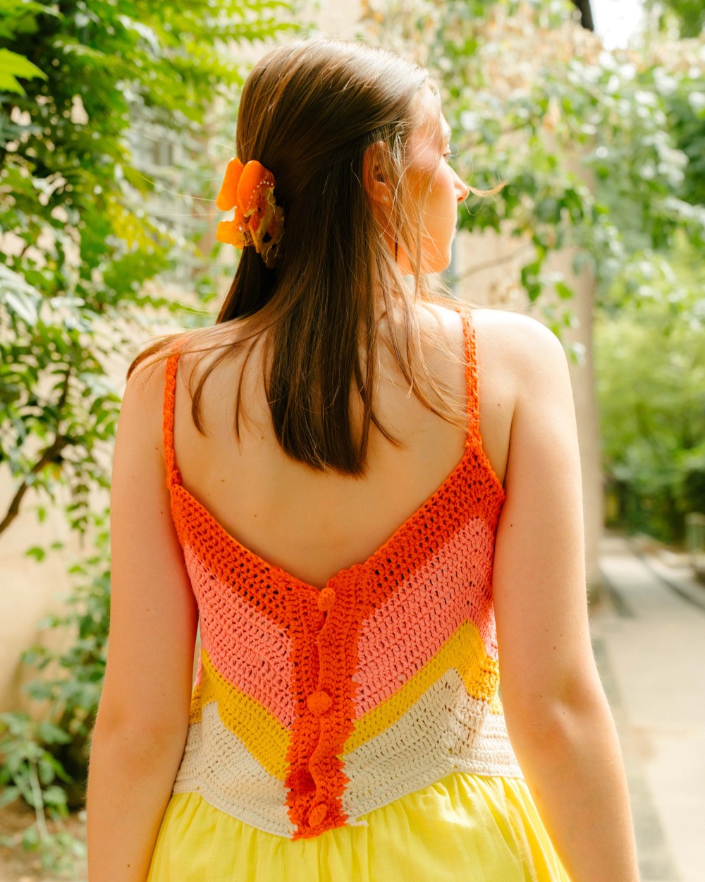Robe longue Paola en crochet | Outlet Femme | Peonies Shop