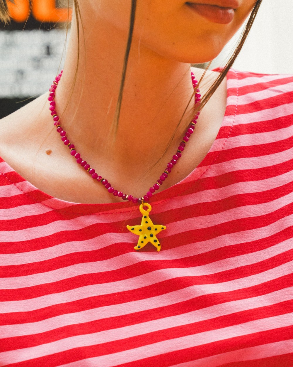 COLLIER MARINE | Bijou femme | Peonies Shop