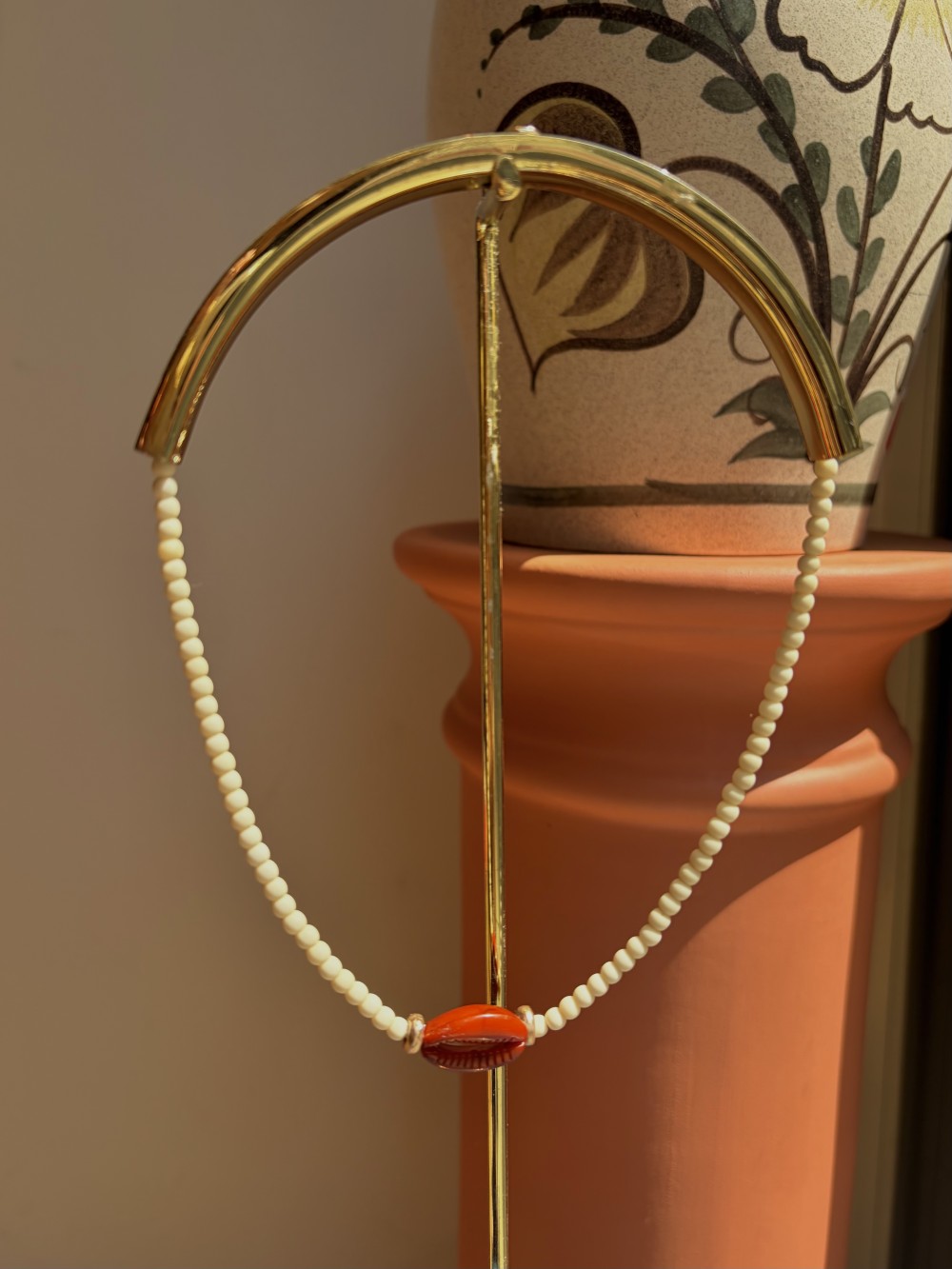 COLLIER PERLES COQUILLAGE | Bijou femme | Peonies Shop