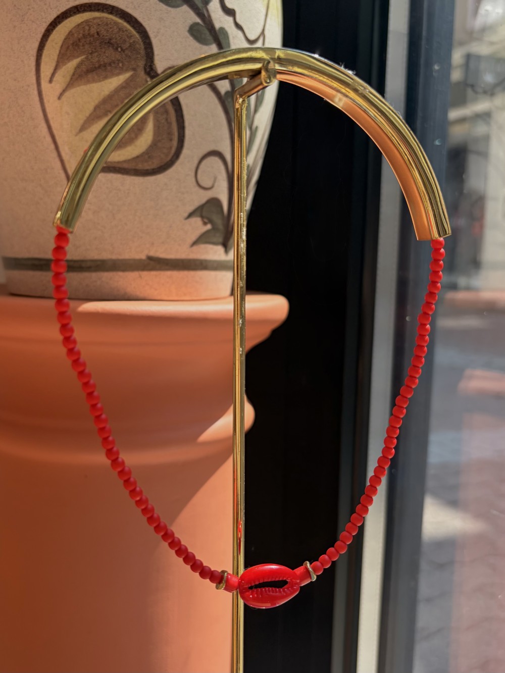 COLLIER PERLES COQUILLAGE | Bijou femme | Peonies Shop