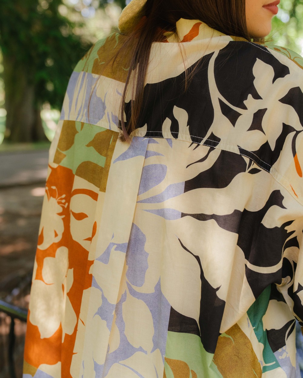 CHEMISE IRIS PATCHWORK
