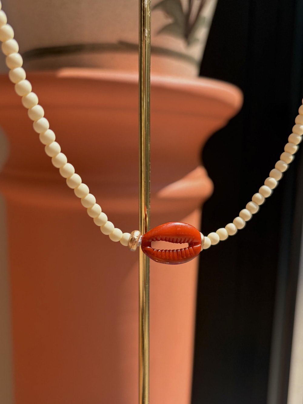 COLLIER PERLES COQUILLAGE | Bijou femme | Peonies Shop