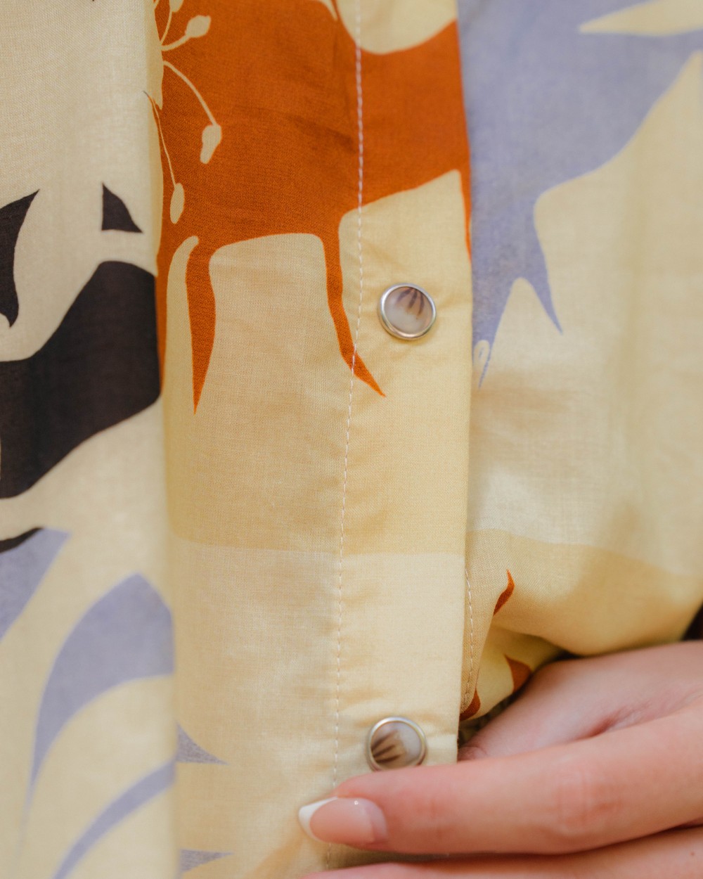 CHEMISE IRIS PATCHWORK