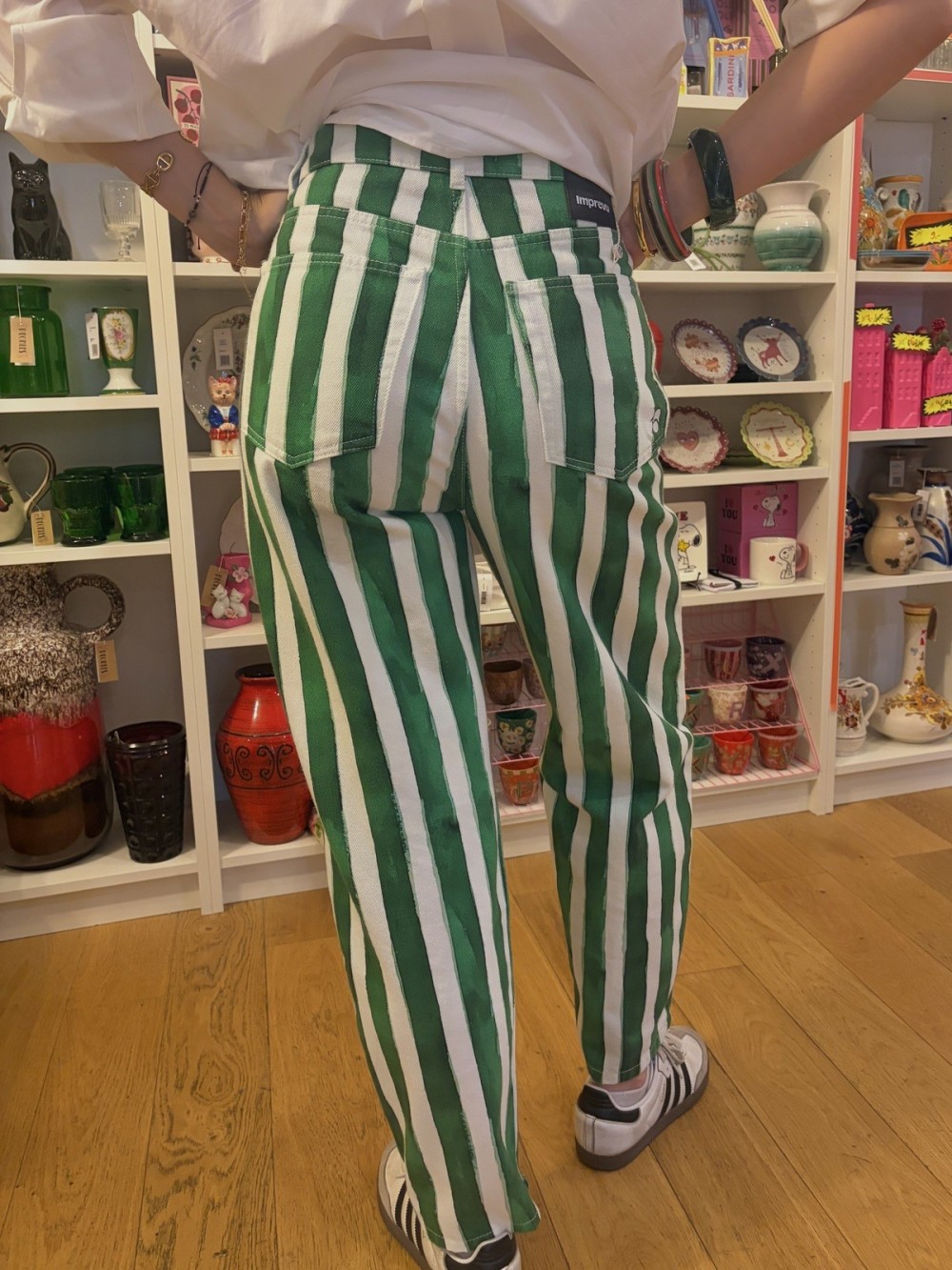 Jean Roxy ballon rayé | Outlet Femme | Peonies Shop