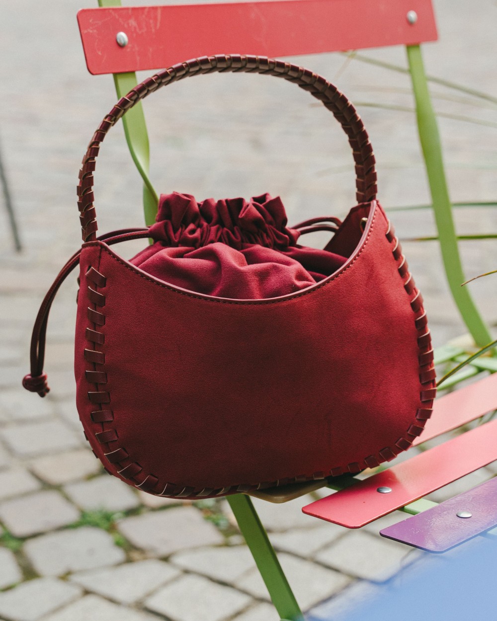 Sac Violette en cuir vegan | Peonies Shop