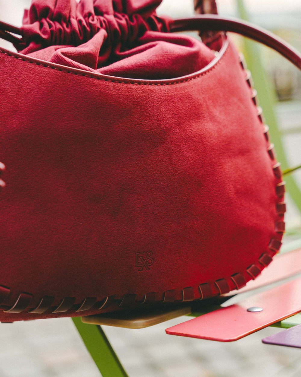 Sac Violette en cuir vegan | Peonies Shop