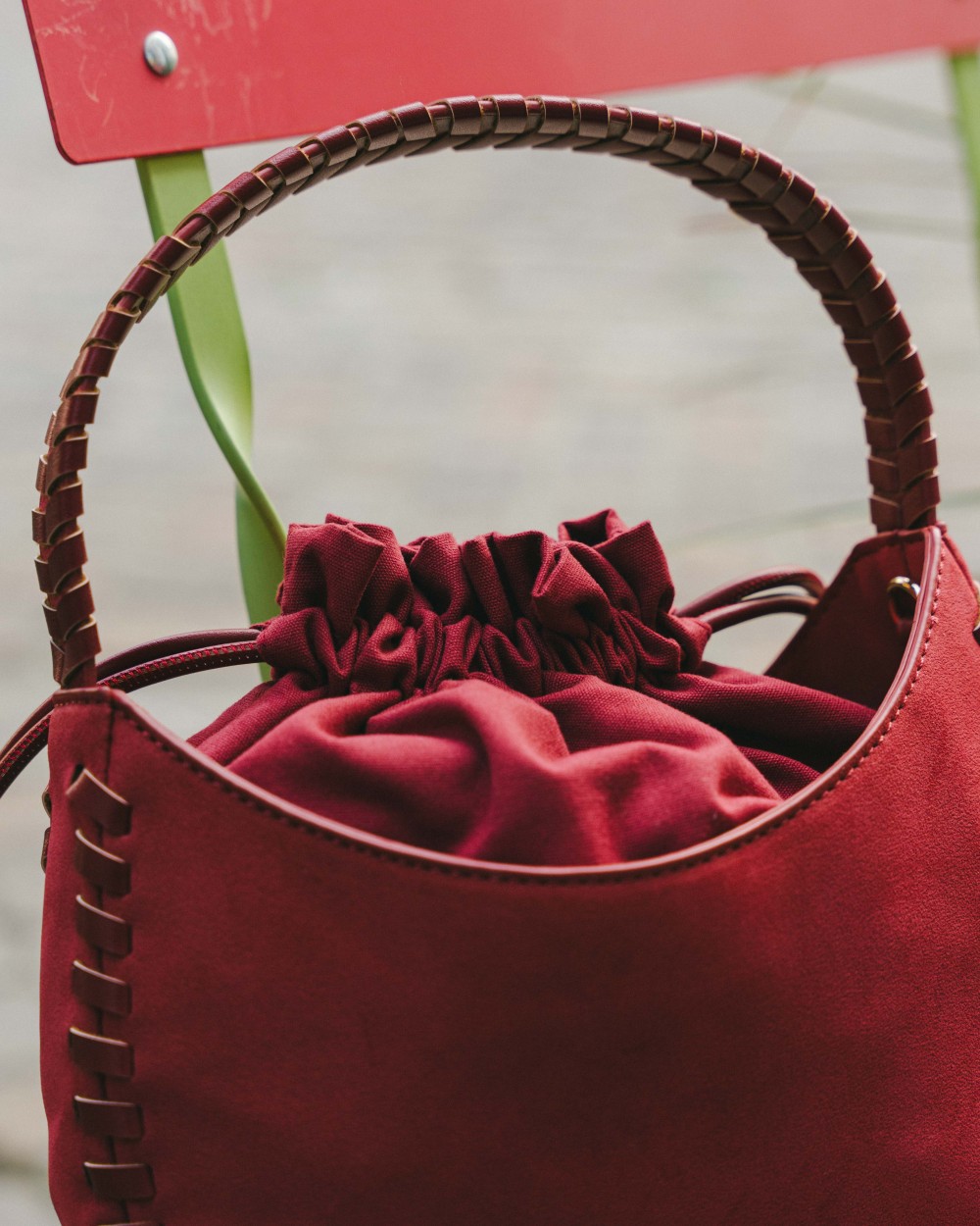 Sac Violette en cuir vegan | Peonies Shop