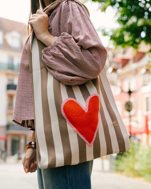 Grand sac cabas Rebel Lois | Peonies Shop