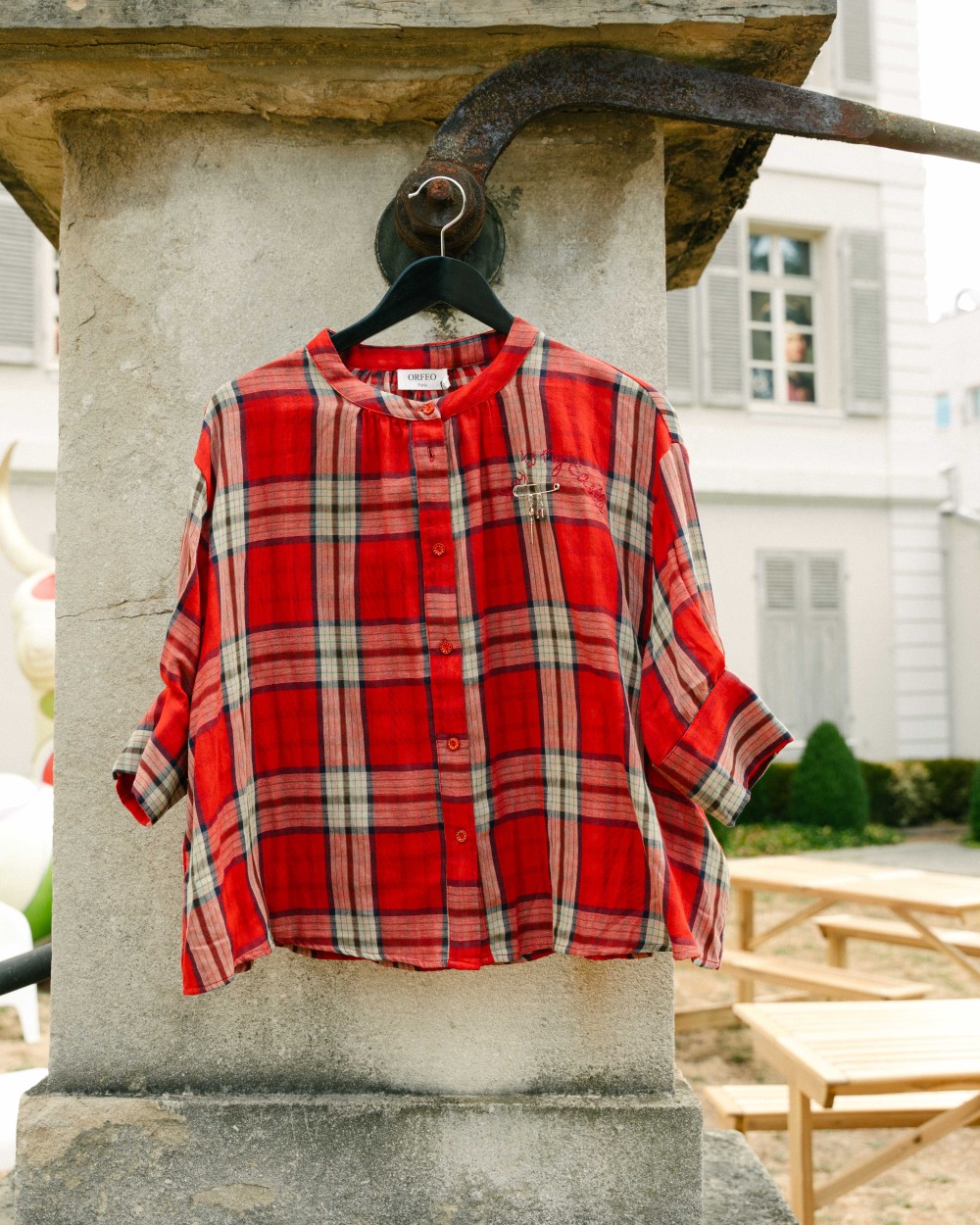 Blouse Simone à carreaux | Peonies Shop