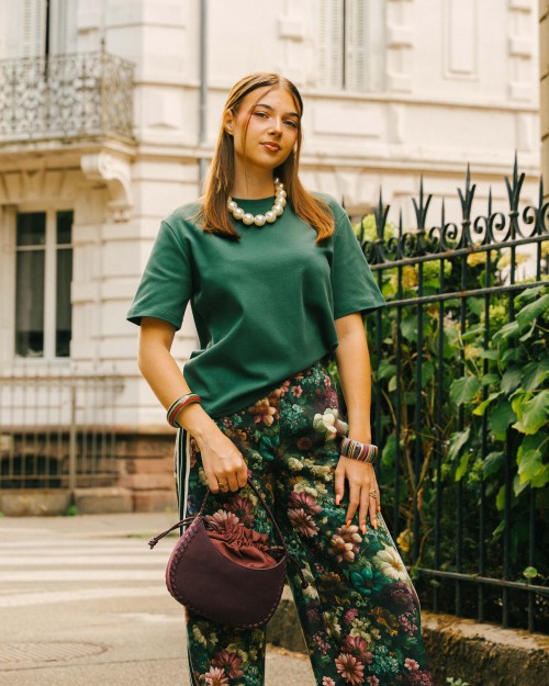 T-shirt en coton bio femme | Peonies Shop