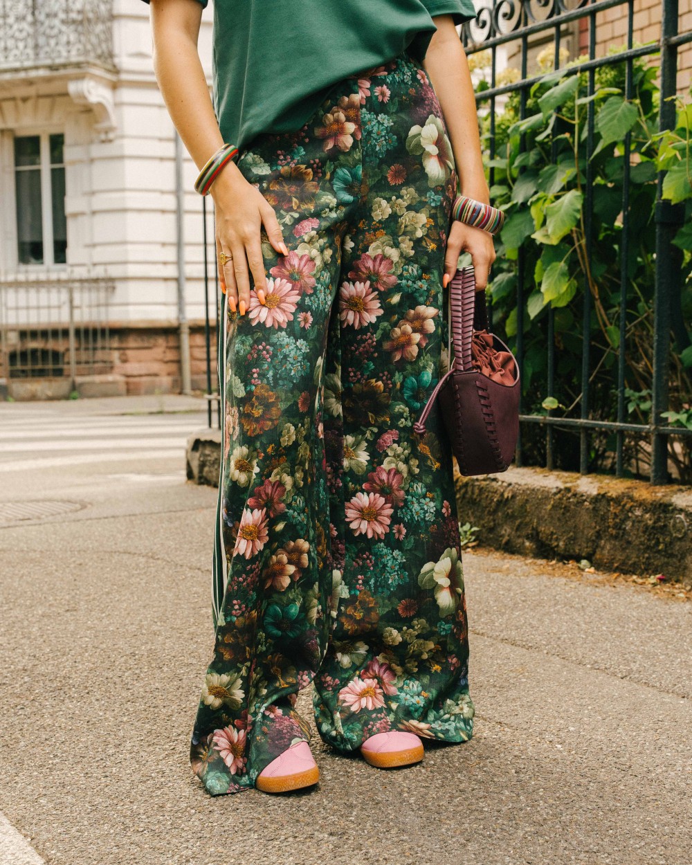 Pantalon Charlie imprimé floral | Peonies Shop