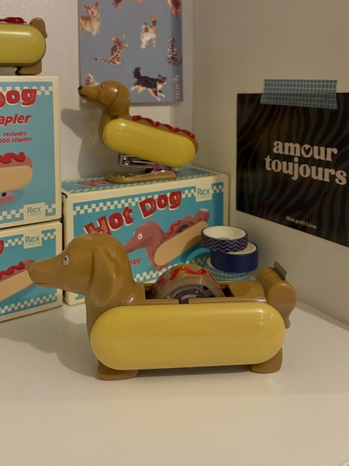Dévidoir ruban adhésif Teckel Hot-Dog | Peonies Shop